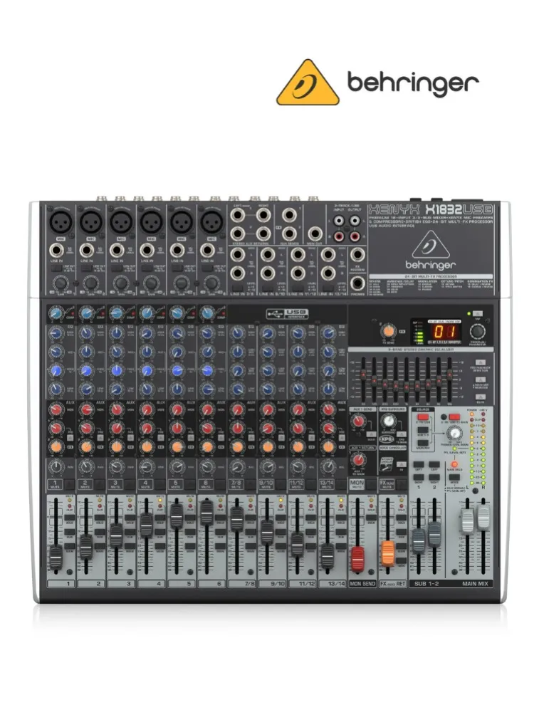 MISTURADOR XENYX X-1832USB(2343)BEHRINGER