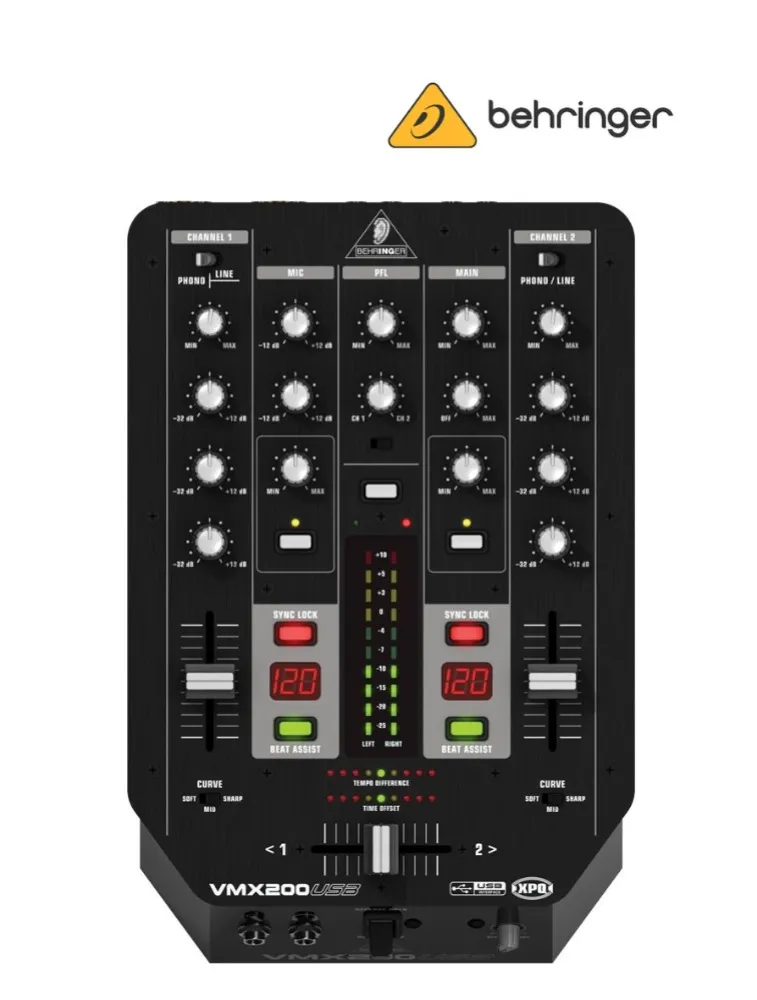 MIXER VMX 200USB BEHRINGER