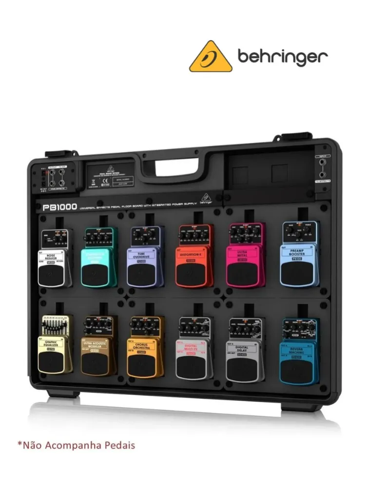 PEDALBOARD GUITARRA PB1000 BEHRINGER 2736 PROSHOWS