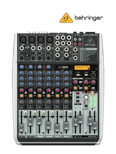 MIXER QX1204USB 12 CANAIS BEHRINGER 7702 PROSHOWS