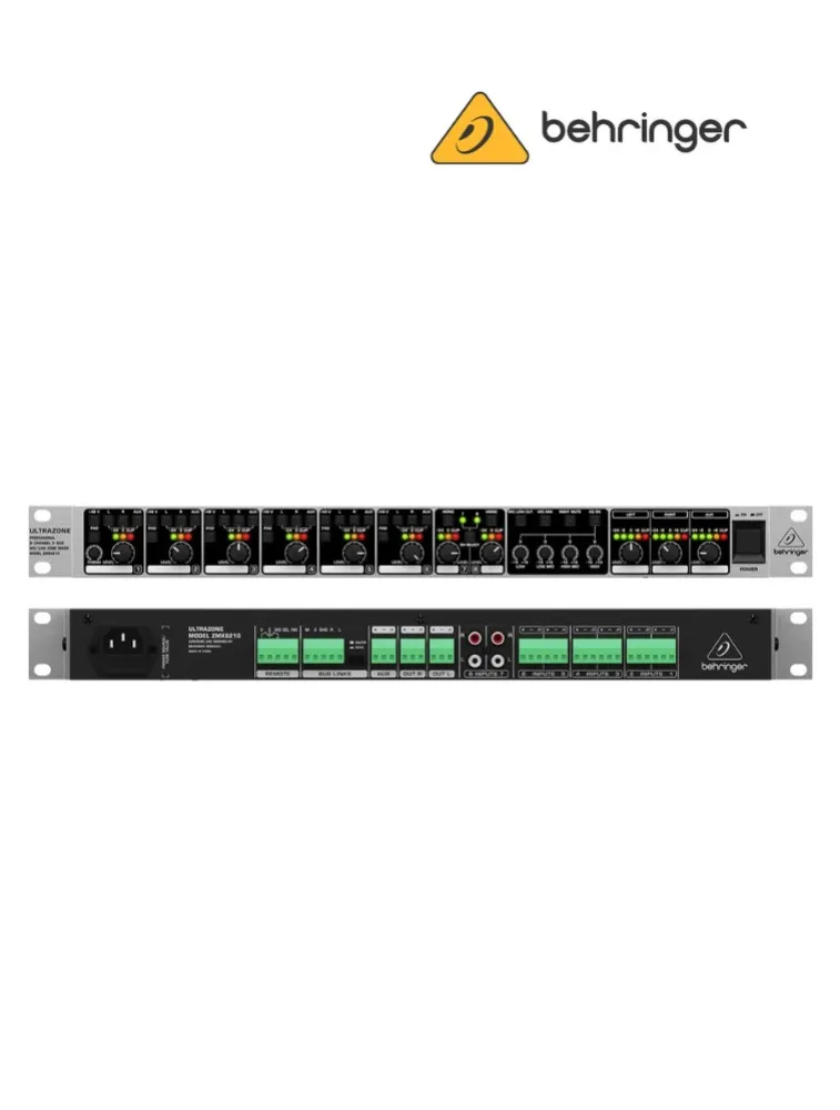 MIXER ULTRAZONE ZMX-8210 (2778)BEHRINGER