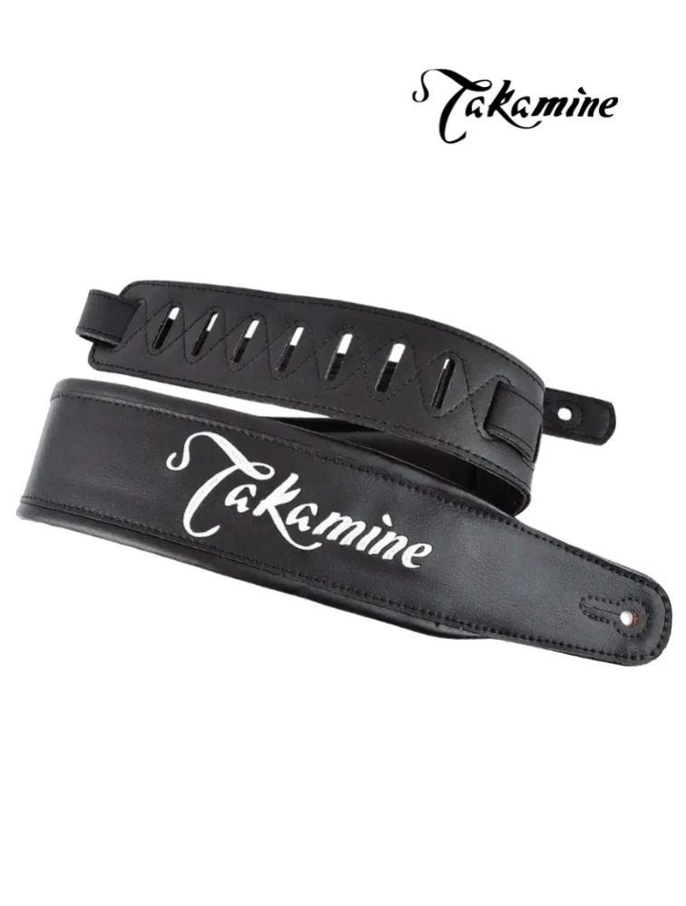 CORREIA TBS65 PRETA COURO LUXO TAKAMINE(11224)