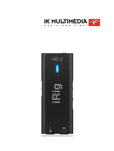 INTERFACE IRIG HD 2 P/GUITARRA(040107)IK MULTIMEDI