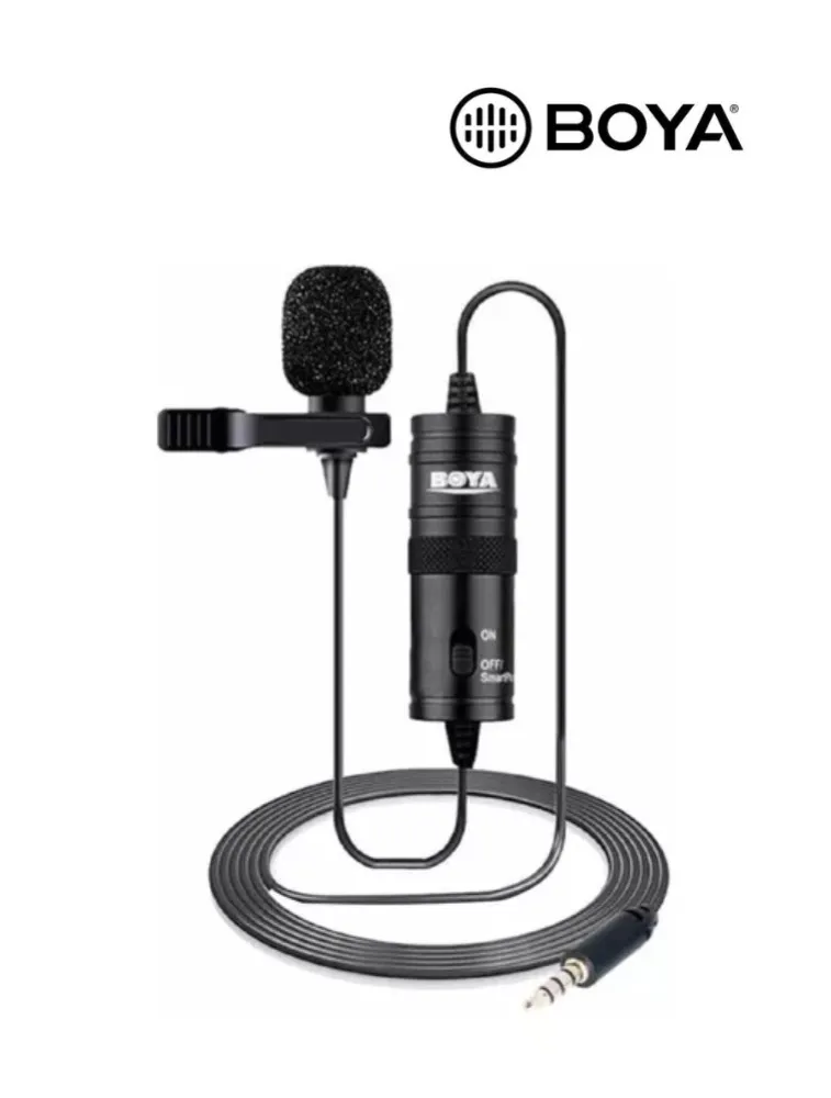 MICROFONE LAPELA C/FIO BY-M1 BOYA