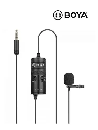 MICROFONE LAPELA C/FIO BY-M1-PRO BOYA