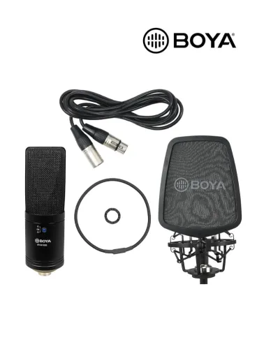 MICROFONE CONDENSADOR C/FIO BY-M1000 BOYA