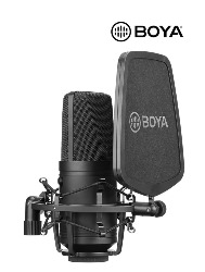 MICROFONE CONDENSADOR C/FIO BY-M800 BOYA