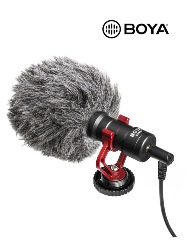 MICROFONE CONDENSADOR C/FIO BY-MM1 BOYA