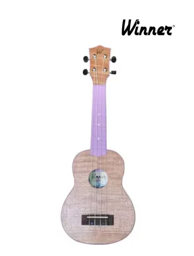 UKULELE SOPRANO 21(IZ12718)ABS FLAMED OKUME ROXO C