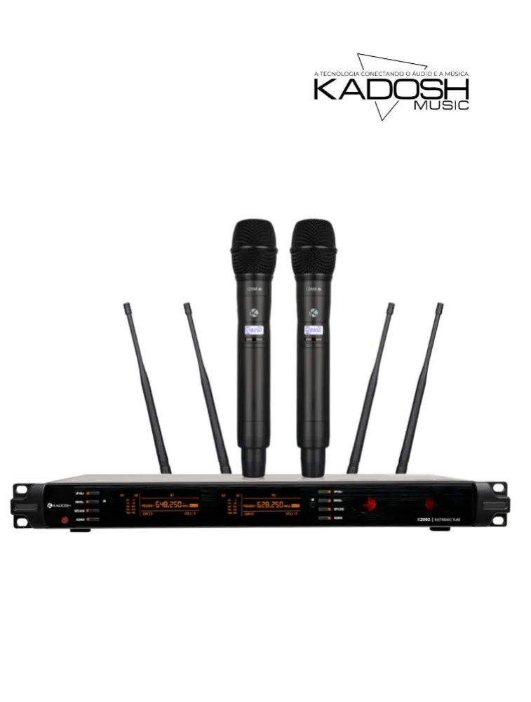 MICROFONE S/FIO K-2002M TUBE (31224) KADOSH