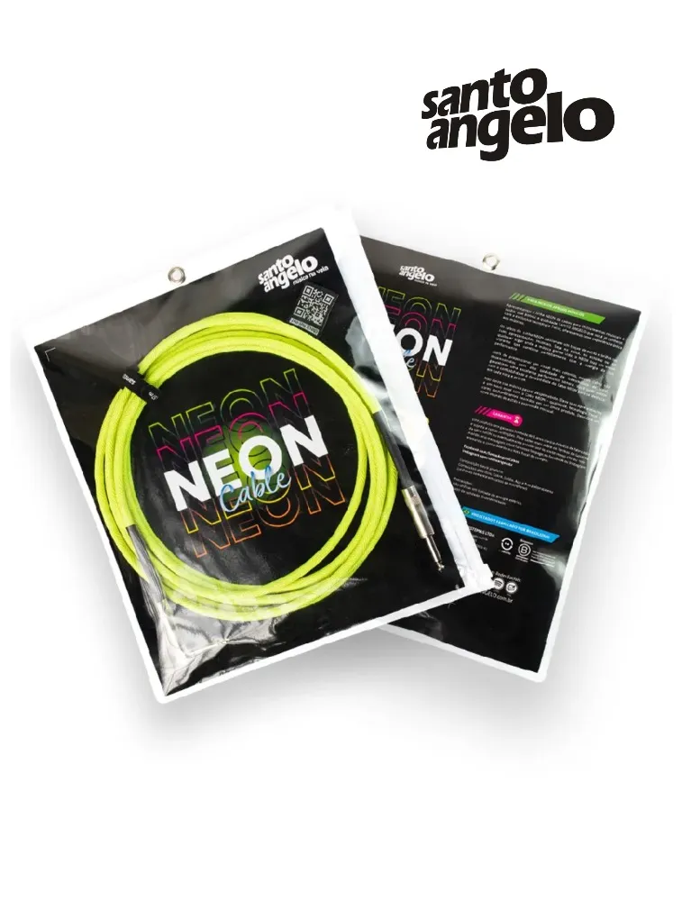 CABO GUITARRA NEON L GREEN 15FT P10XP1090 0,50MM TX STO