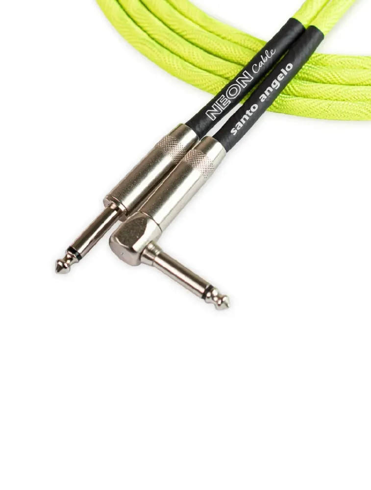 CABO GUITARRA NEON L GREEN 15FT P10XP1090 0,50MM TX STO