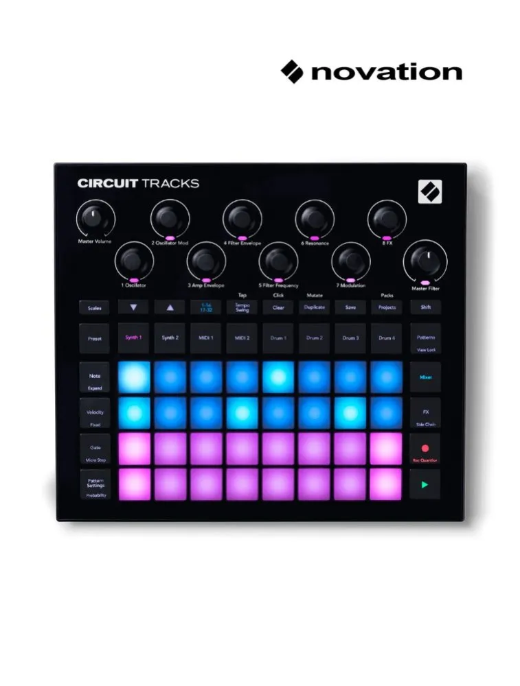 SINTETIZADOR CIRCUIT TRACKS NOVATION