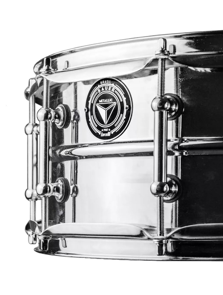 CAIXA TCM-40 ACO TUBE LUG 14"X6,5" CROMADO TORELLI