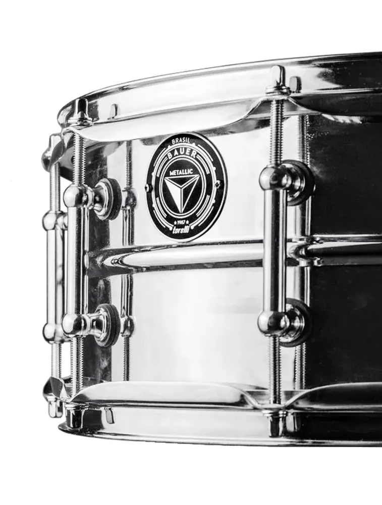 CAIXA TCM-40 ACO TUBE LUG 14"X6,5" CROMADO TORELLI
