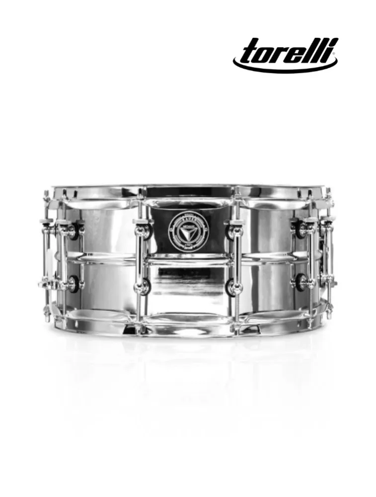 CAIXA TCM-40 ACO TUBE LUG 14"X6,5" CROMADO TORELLI