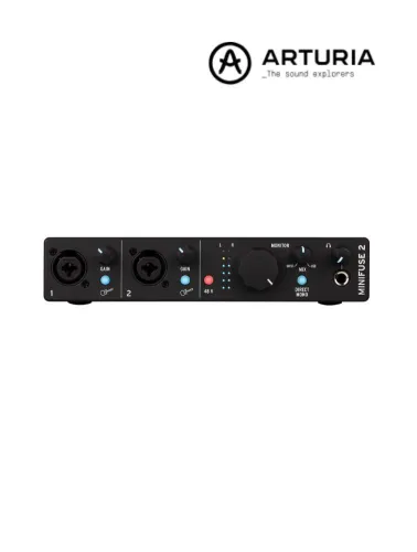 INTERFACE DE ÁUDIO ARTURIA MINI FUSE 2 PRETA