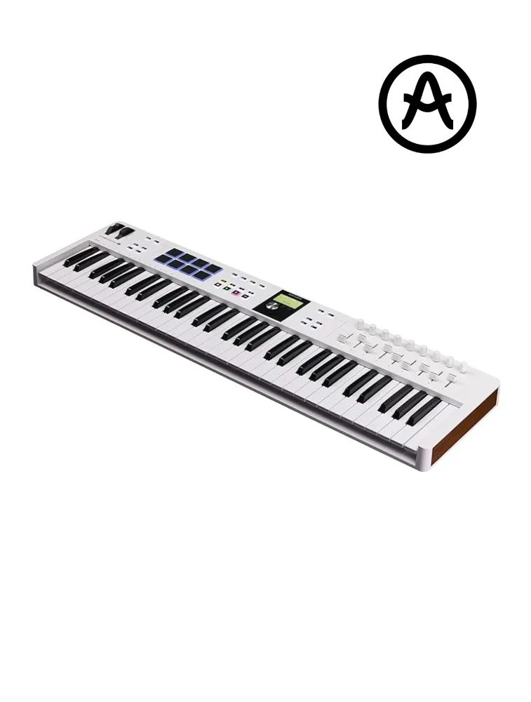 TECLADO CONTROL.KEYLAB ESSENTIAL 61 MK3 BRANCO ARTURIA(605)(5327)