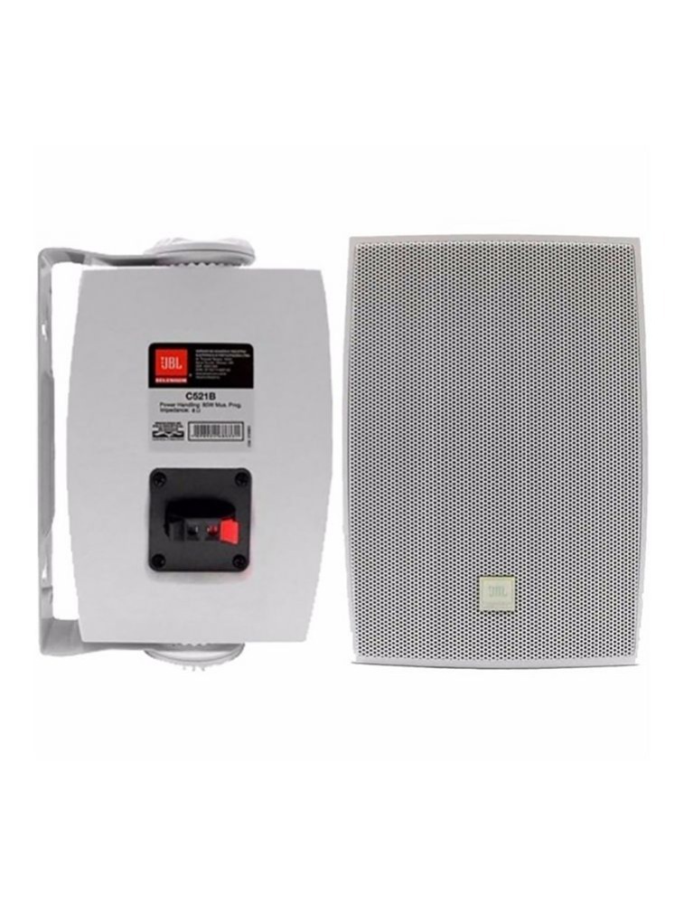 CAIXA ACUSTICA C-521B BRANCA (PAR)