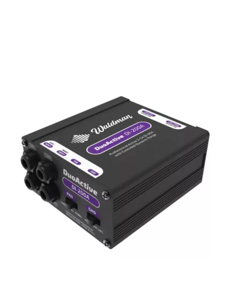 CAIXA DIRETA DI-200A DUPLA ATIVA P/INTERLIGAÇÃO INSTR.MUSICAIS WALDMAN