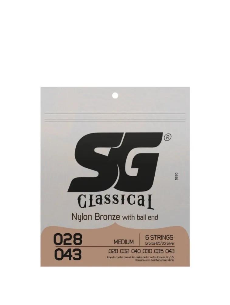 ENC SG VIOLAO NY TENSAO MED BRO 65/35 PRAT (5280)