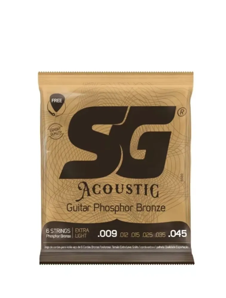 ENC.VIOLAO SG 009 BRONZE FOSFORO(6689)IZZ