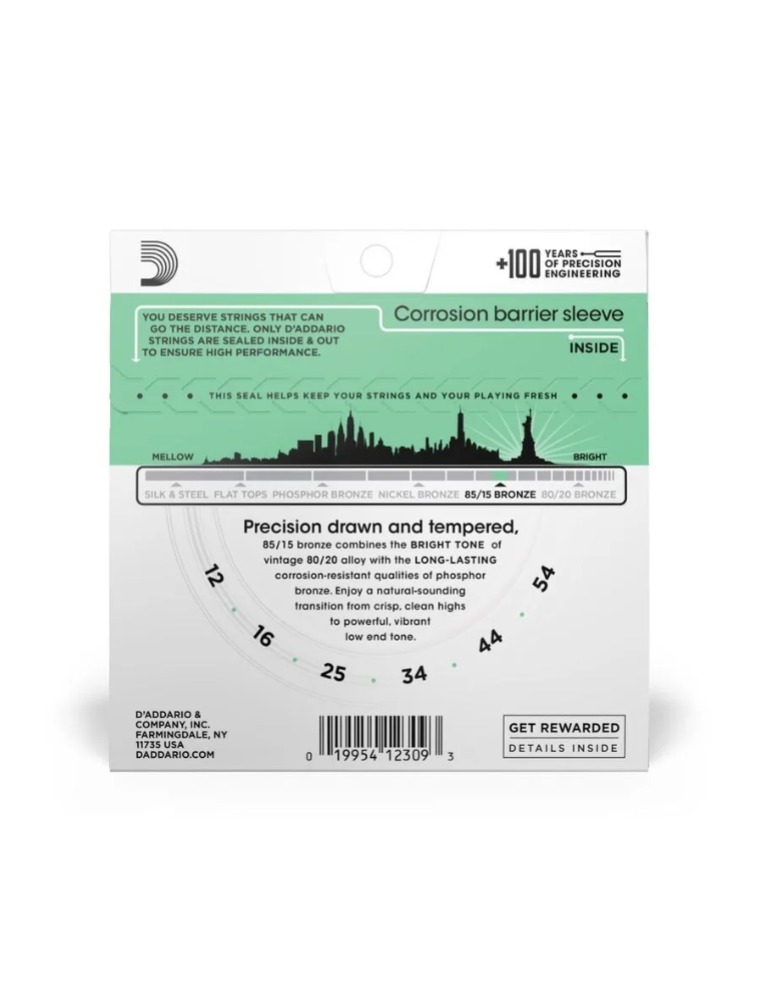 ENCORDOAMENTO VIOLAO D'ADDARIO EZ920 012 12288