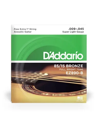 ENCORDOAMENTO D'ADDARIO VIOLAO D'ADDARIO AC EZ890-B+PL009 25056