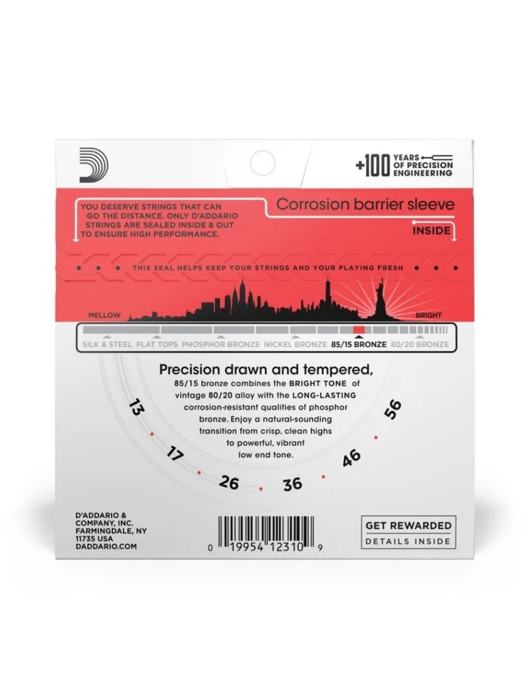 ENC VIOLAO AC EZ930 013 D'ADDARIO(12289)MEX
