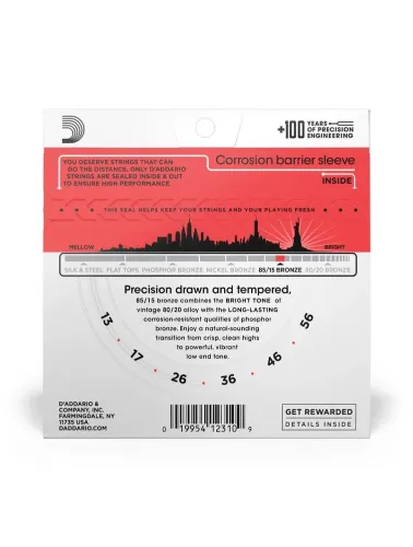 ENC VIOLAO AC EZ930 013 D'ADDARIO(12289)MEX