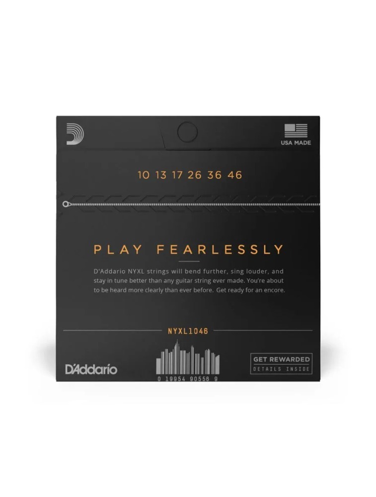 ENCORDOAMENTO D'ADDARIO GUITARRA NYXL1046 D'ADDARIO 26580