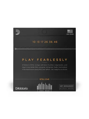 ENCORDOAMENTO D'ADDARIO GUITARRA NYXL1046 D'ADDARIO 26580