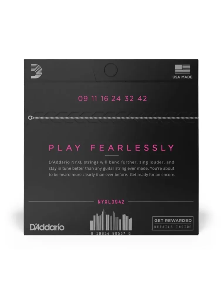 ENC GUITARRA NYXL0942 009 D'ADDARIO(26579)MEX
