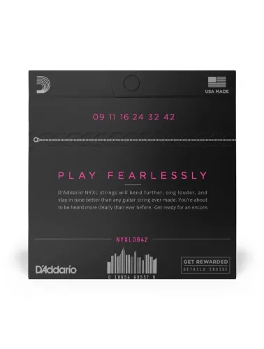 ENC GUITARRA NYXL0942 009 D'ADDARIO(26579)MEX