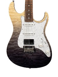 GUITARRA STELLA DW TBKF DF/PW (TRANSPARENT BLACK)TA
