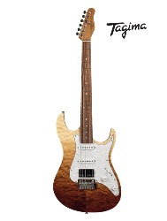 GUITARRA STELLA DW TBWF DF/PW(TRANSPARENT BROWN)TA