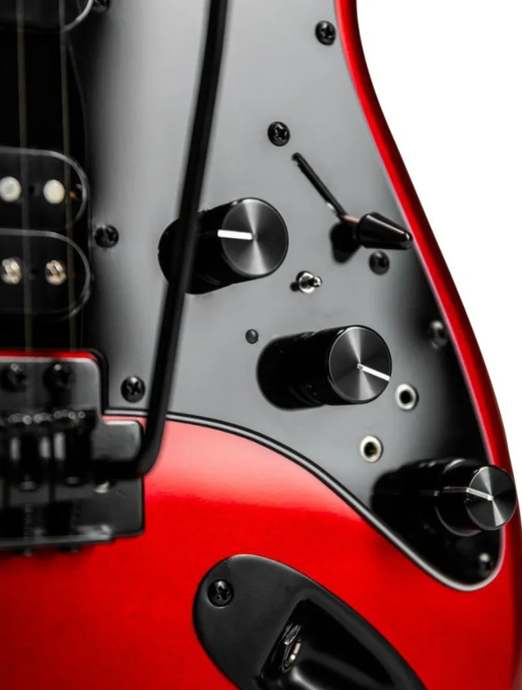 GUITARRA TAGIMA STRATO 2S 1H FX ESCALA ESCURA ESCUDO BK SIXMART CA