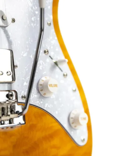 GUITARRA STELLA DW TAMB DF/PW(TRANSPARENT AMBAR)TAGIMA
