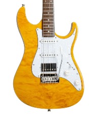 GUITARRA STELLA DW TAMB DF/PW(TRANSPARENT AMBAR)TAGIMA