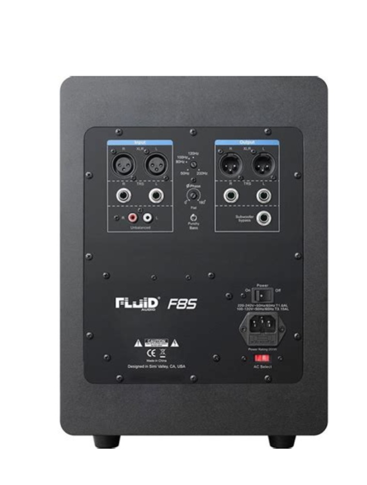 SUBWOOFER F8S FLUID AUDIO(082002)