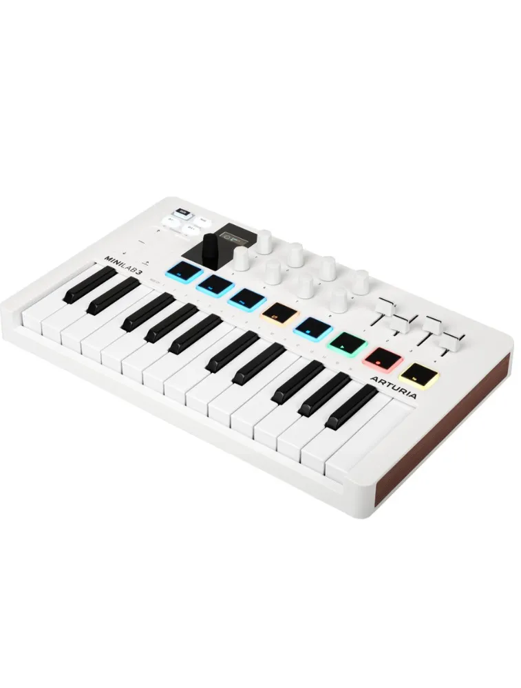 TECLADO CONTROL.MIDI MINILAB MK3 BRANCO ARTURIA(641)(5371)