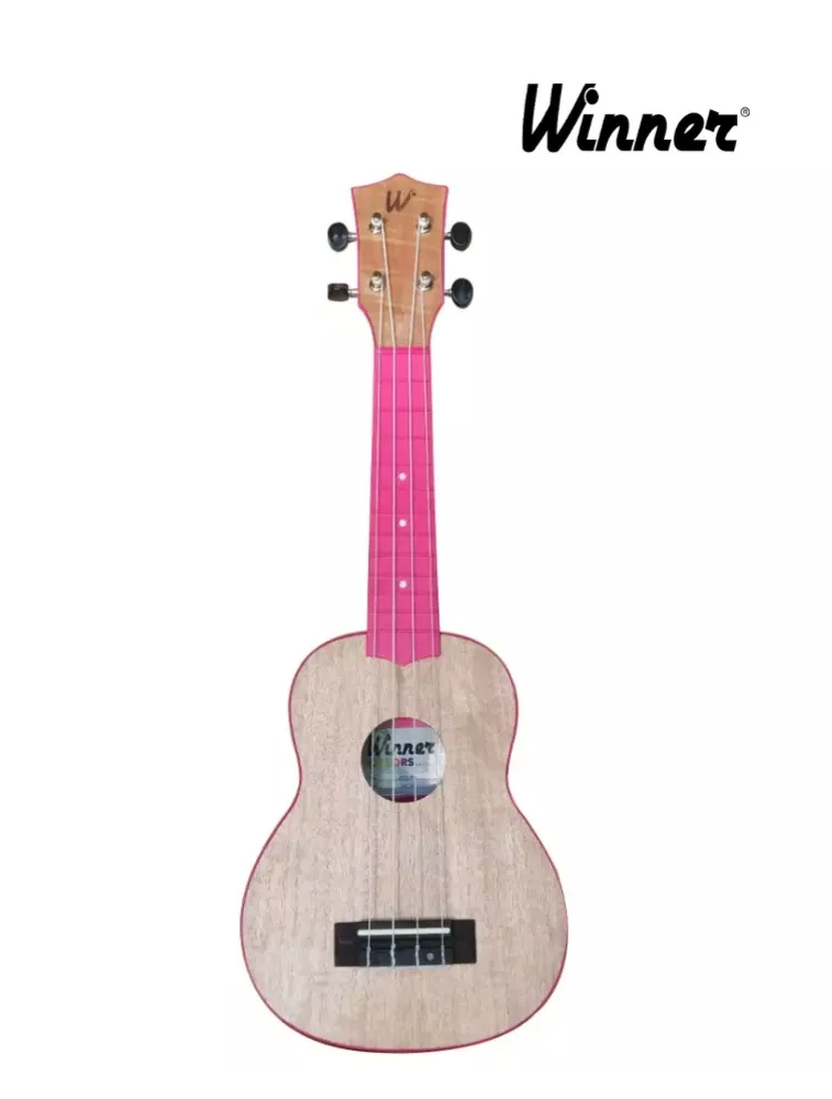 UKULELE SOPRANO 21(IZ12716)ABS FLAMED OKUME PINK C