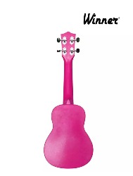 UKULELE SOPRANO 21(IZ12716)ABS FLAMED OKUME PINK C