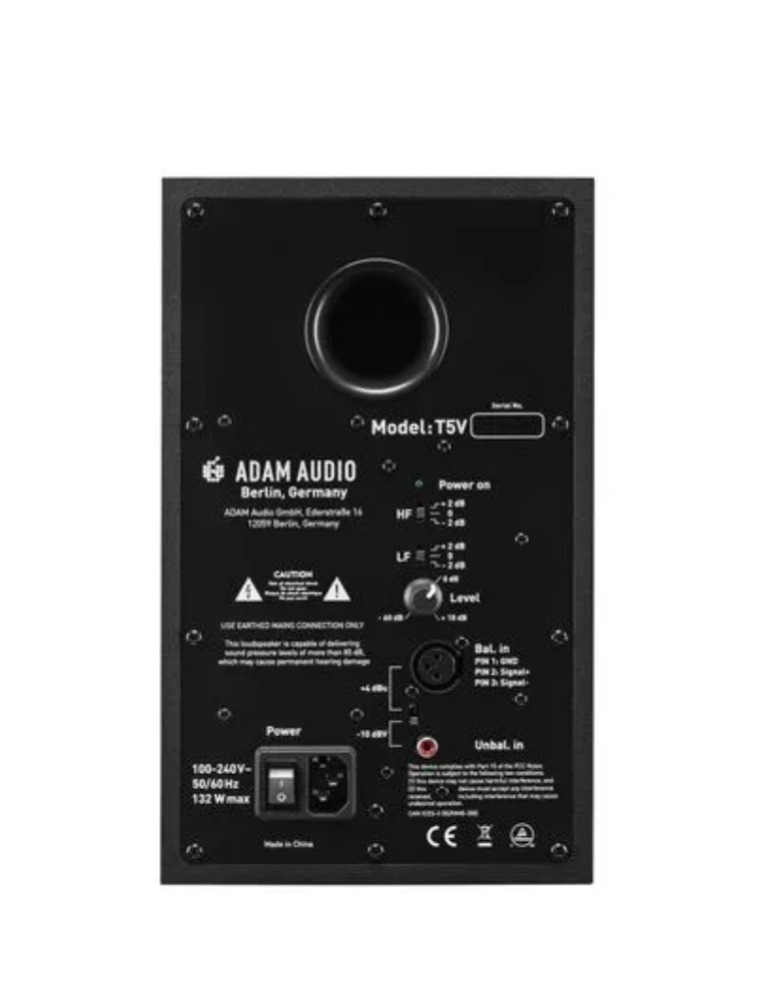 MONITOR T5V ACTIVE SPEAKER BLACK US ADAM (UND)