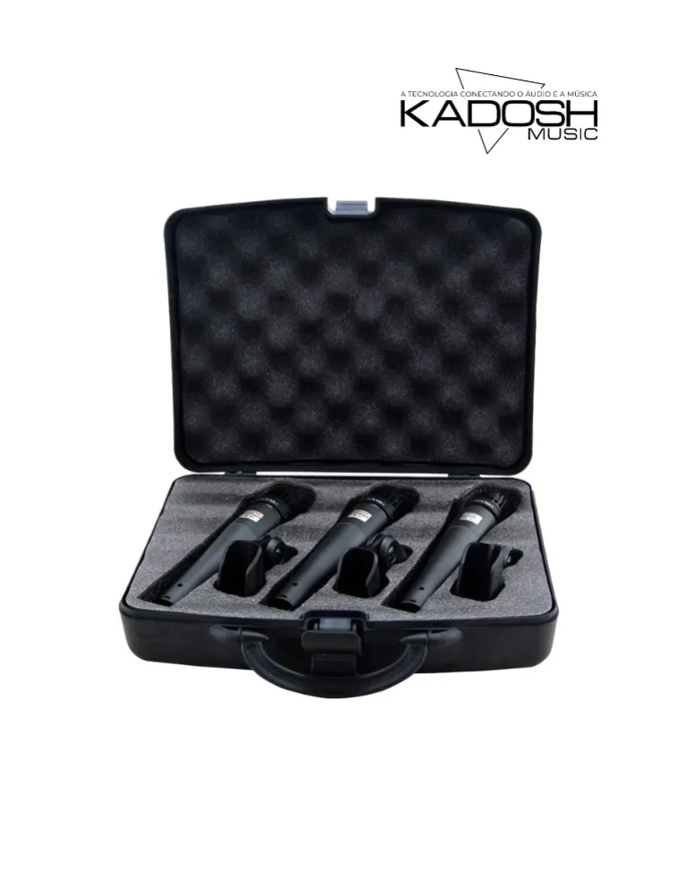MICROFONE K-57(KIT C/3 PCS)(27971)KADOSH