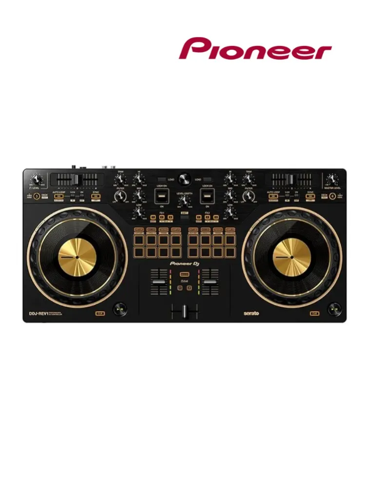 CONTROLADORA DJ DDJ REV1 DOURADA PIONEER(5349)