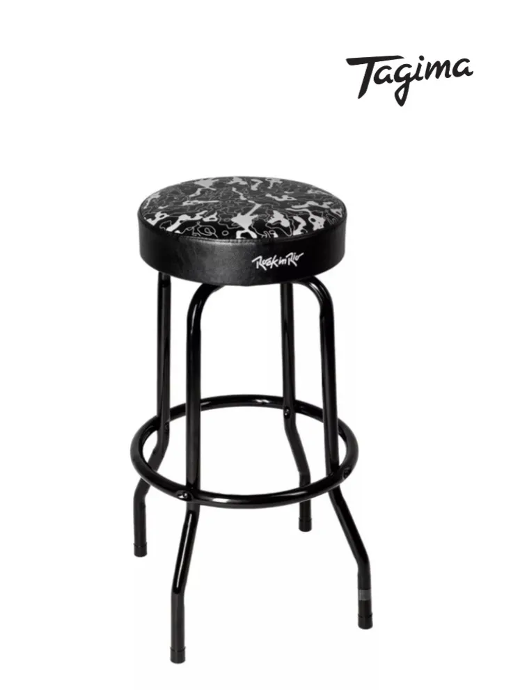 BANCO ROCK IN RIO STOOL BAR BK(5610) TAGIMA