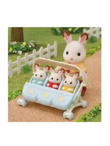 Carrinho para Trigêmeos - Sylvanian Families
