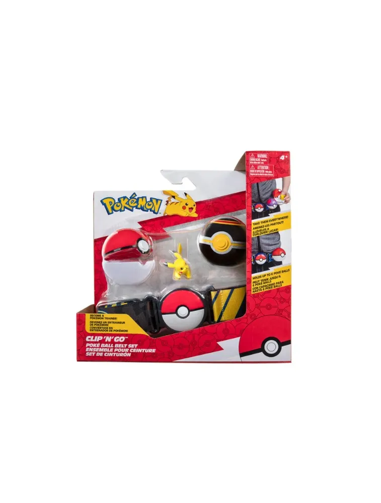 Pokemon: Cinto com Pokebola - Pikachu