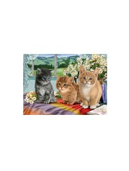 Quebra-Cabeça: 60pçs - Gatinhos Fofinhos